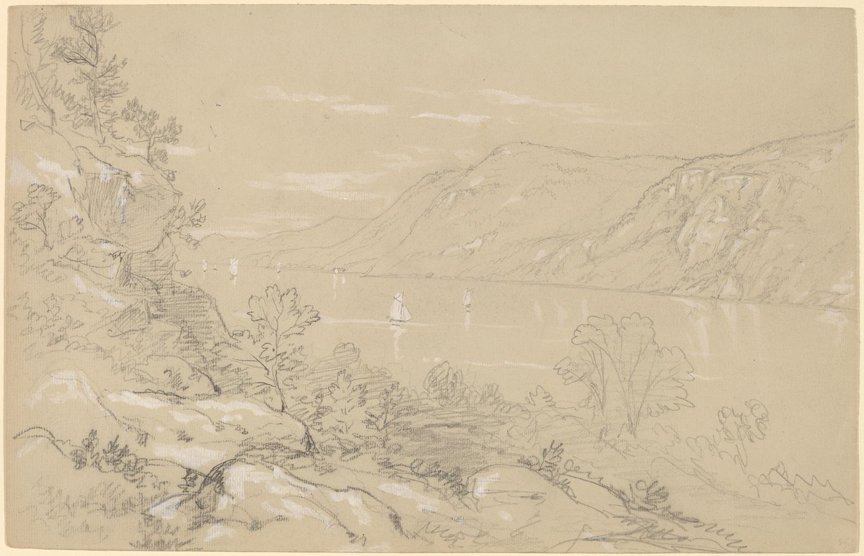 Nord fra Storm King af John William Casilear