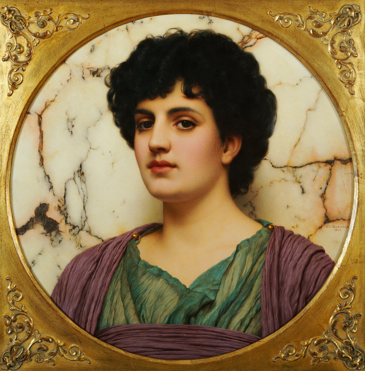 Lucille, 1917 af John William Godward