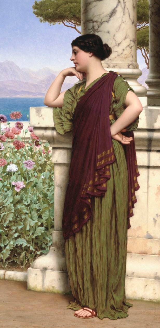 ømme tanker, 1917 af John William Godward