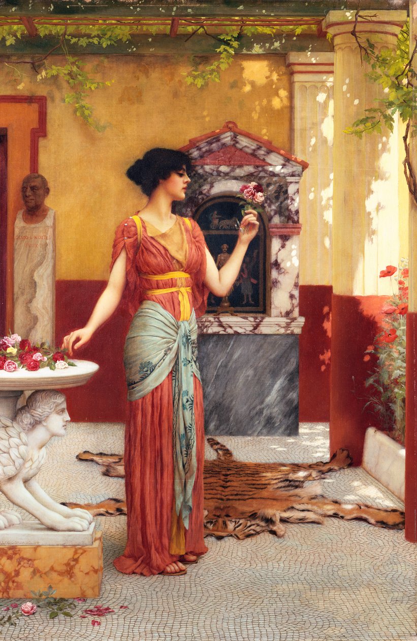 Buketten, 1899 af John William Godward