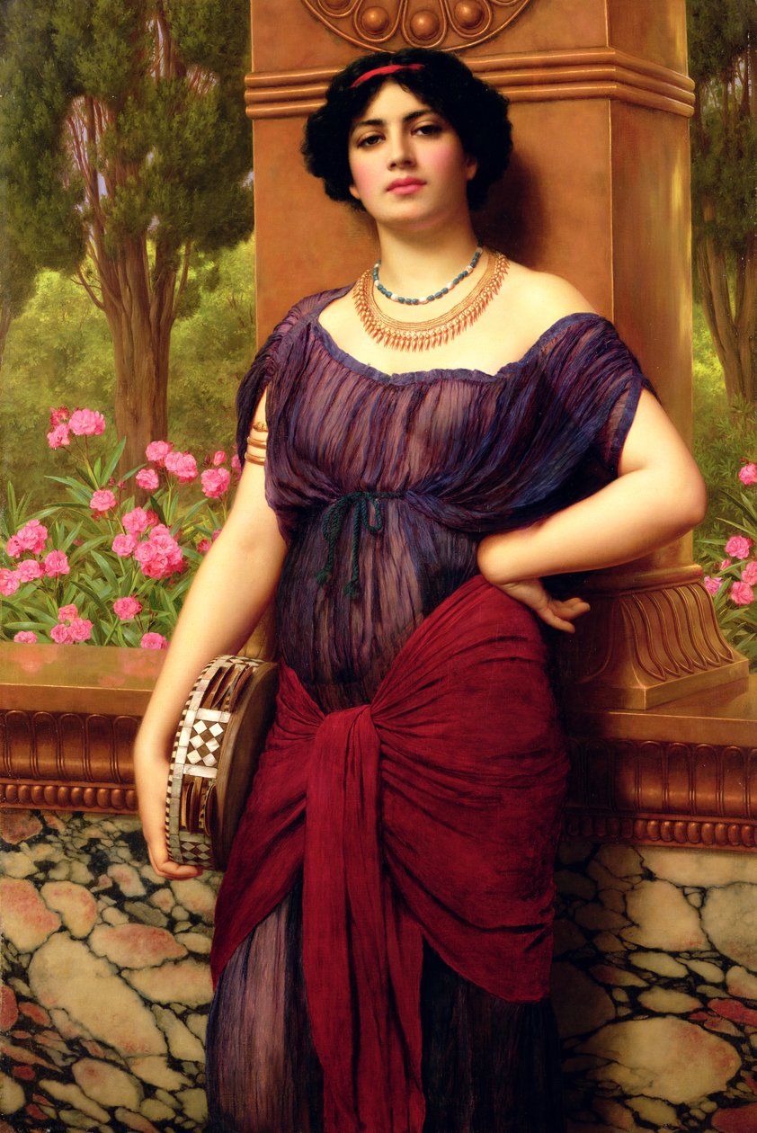 Tamburspilleren af John William Godward