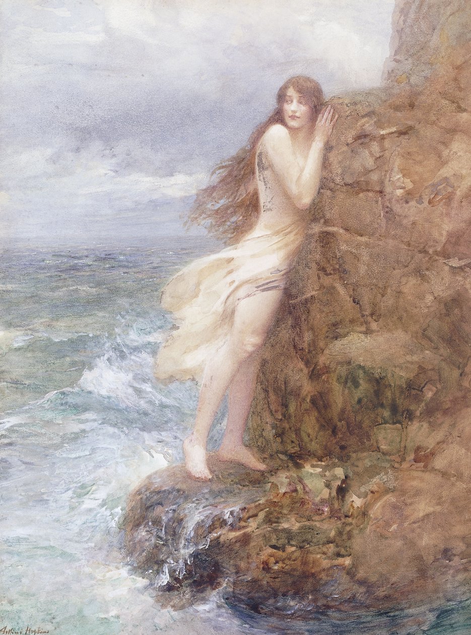 Vikle nøsten, af John William Godward