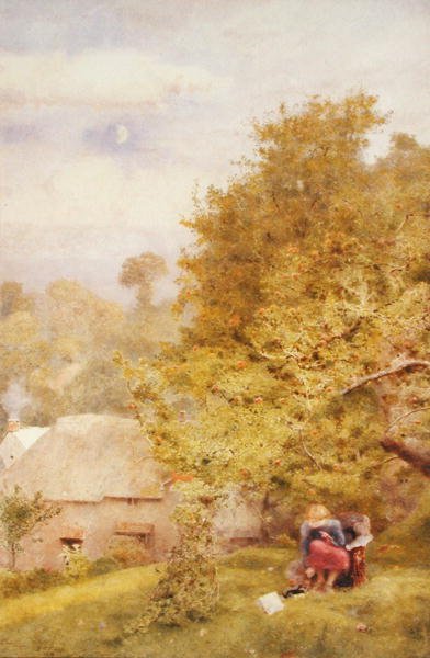 1914 i England (akvarel på papir) af John William North