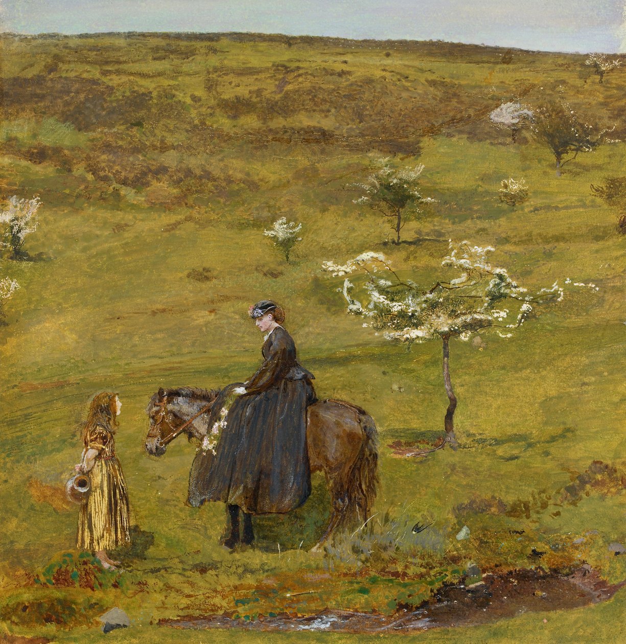 maj på bakken, slutningen af det 19. århundrede af John William North