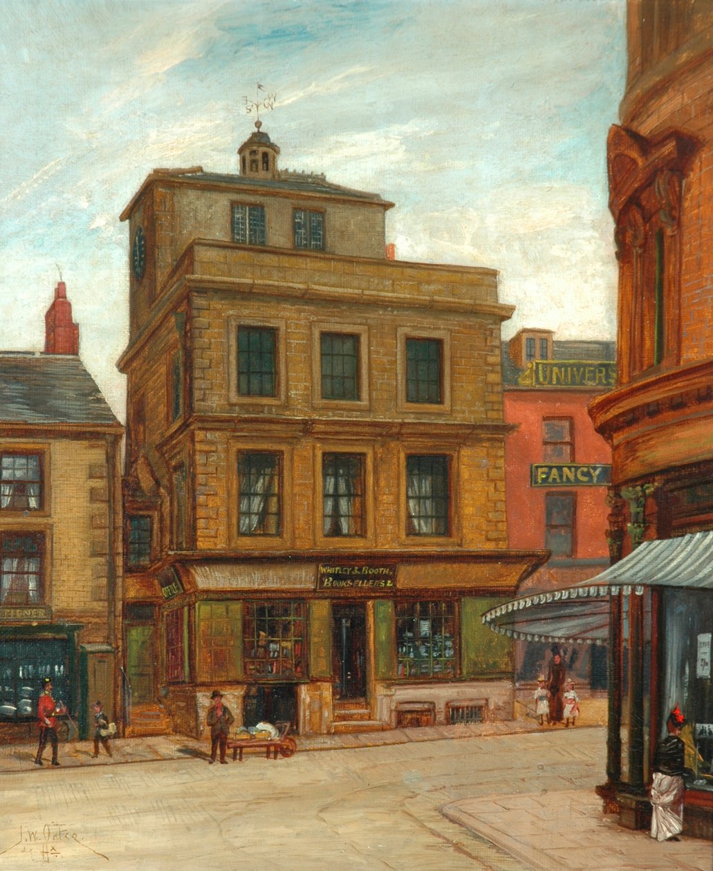 "Borgen, Market Street, Halifax", ca. 1895 af John William Oates