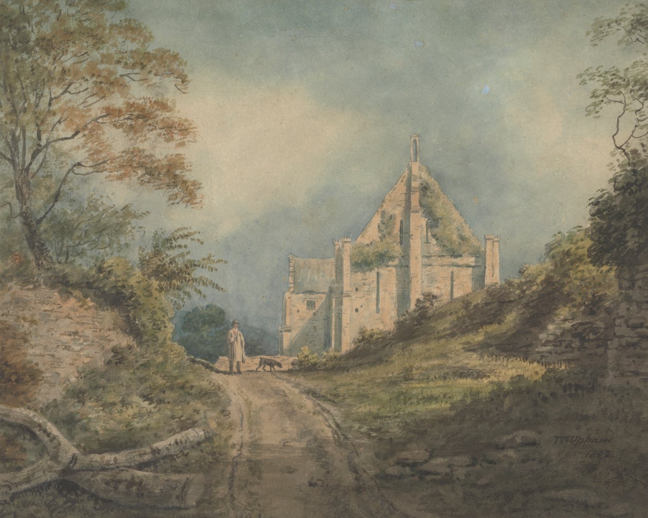 The Abbey Barn, Abbotsbury af John William Upham