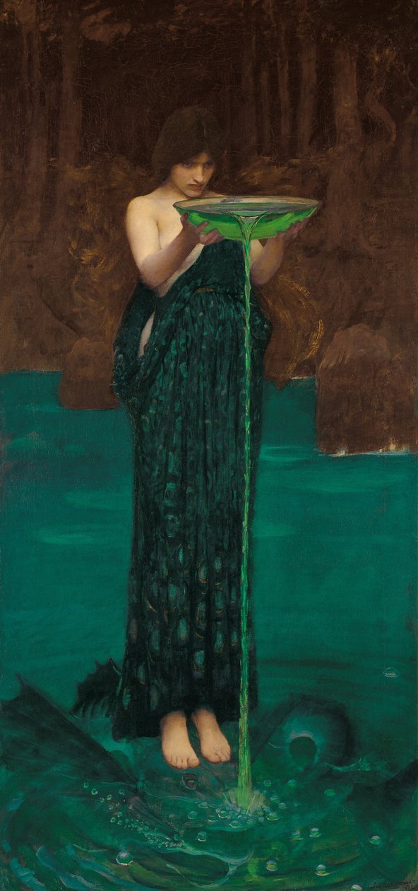Circe Invidiosa, 1892 af John William Waterhouse