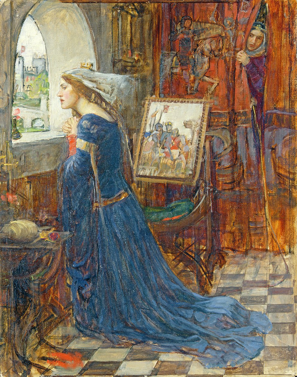 Fair Rosamund, ca. 1916 (olie på lærred) af John William Waterhouse