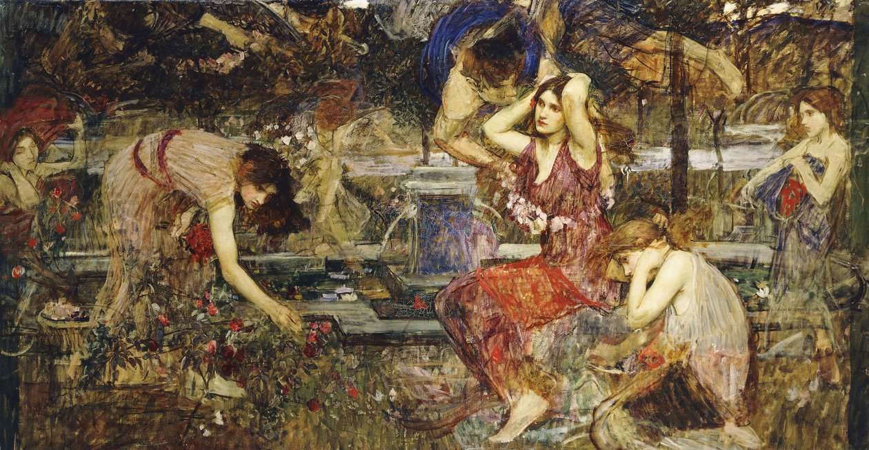 Flora og zephyrerne, af John William Waterhouse