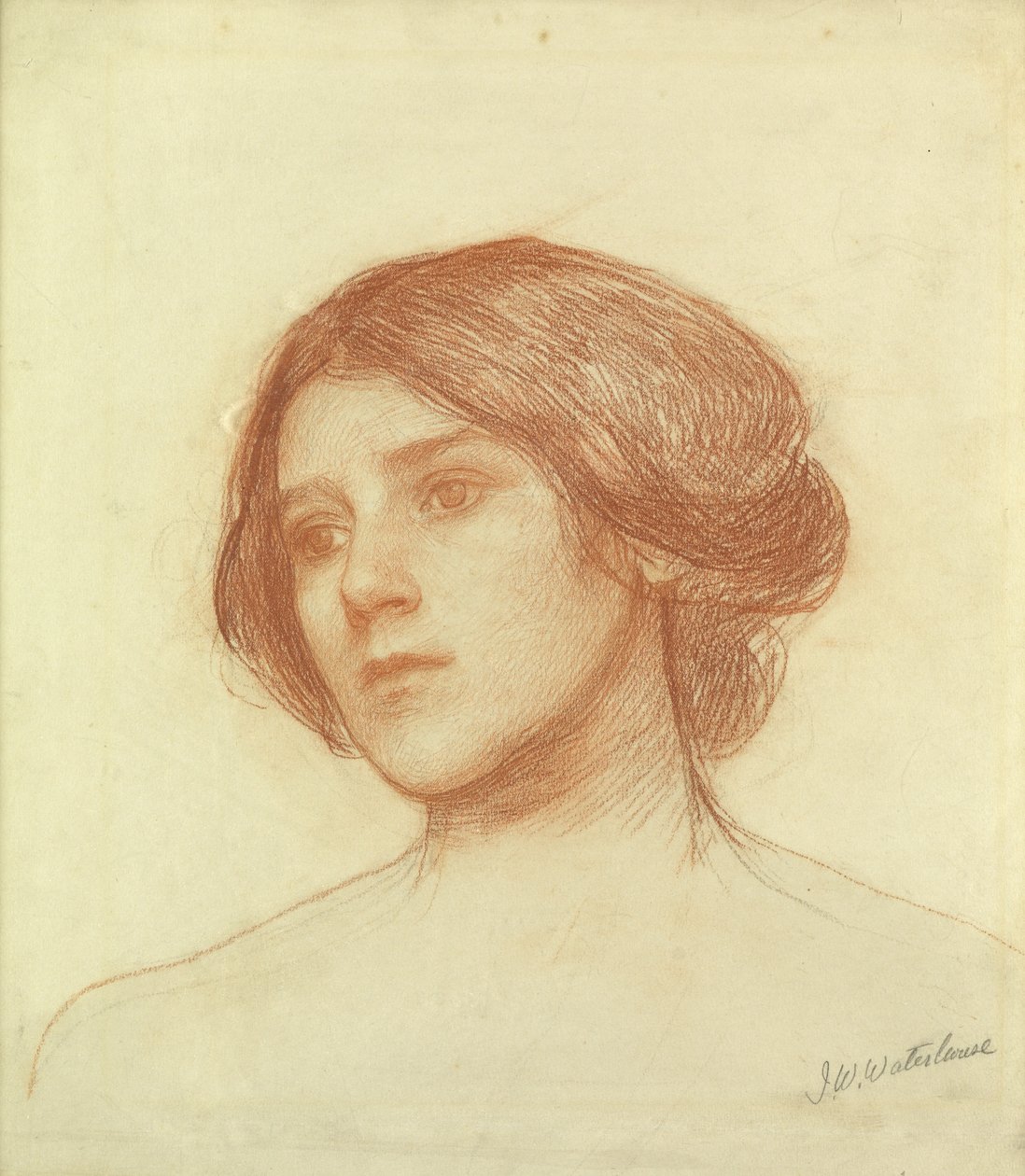 Hovedet af en pige af John William Waterhouse