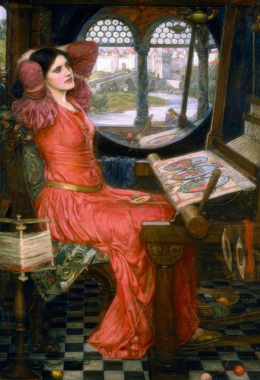 Lady af Shalott af John William Waterhouse
