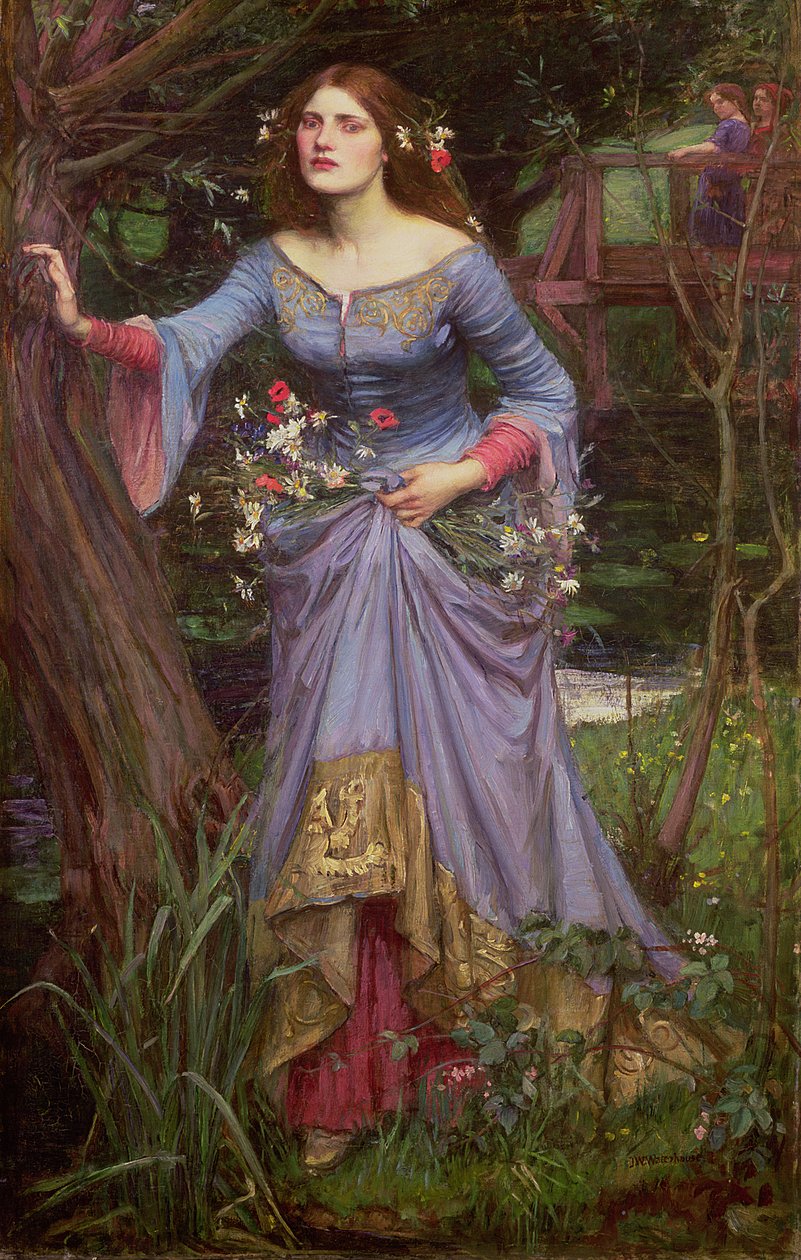 Ophelia, 1910 af John William Waterhouse