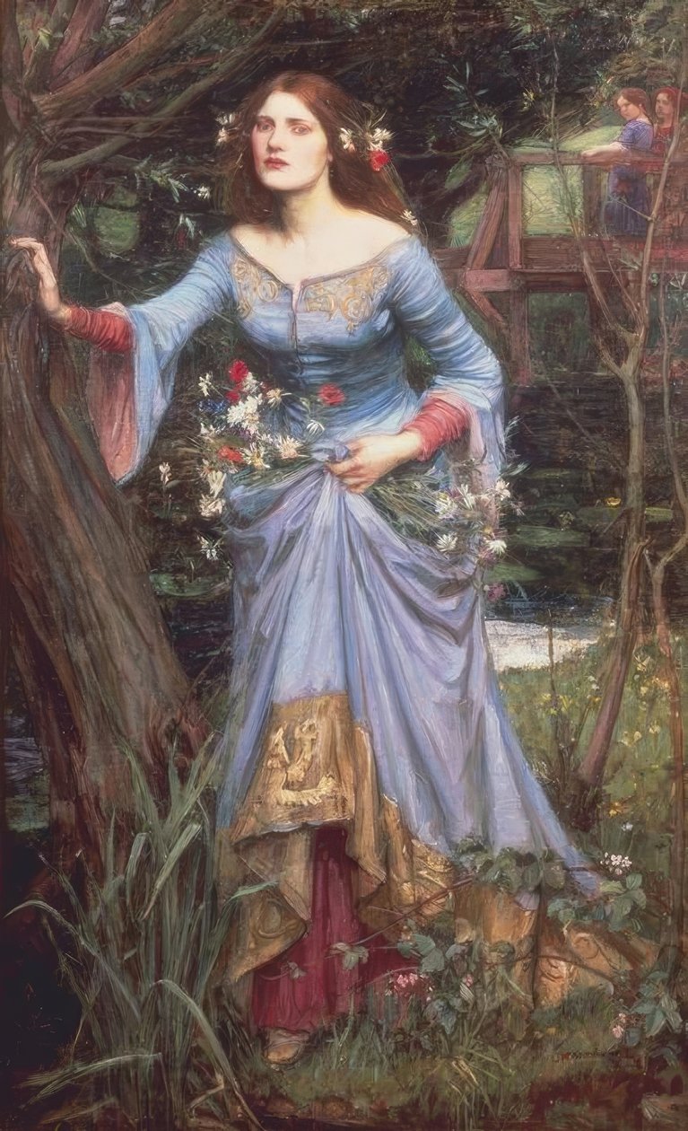 Ophelia / Waterhouse / 1910 af John William Waterhouse