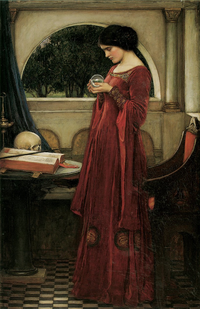 Krystalkuglen af John William Waterhouse