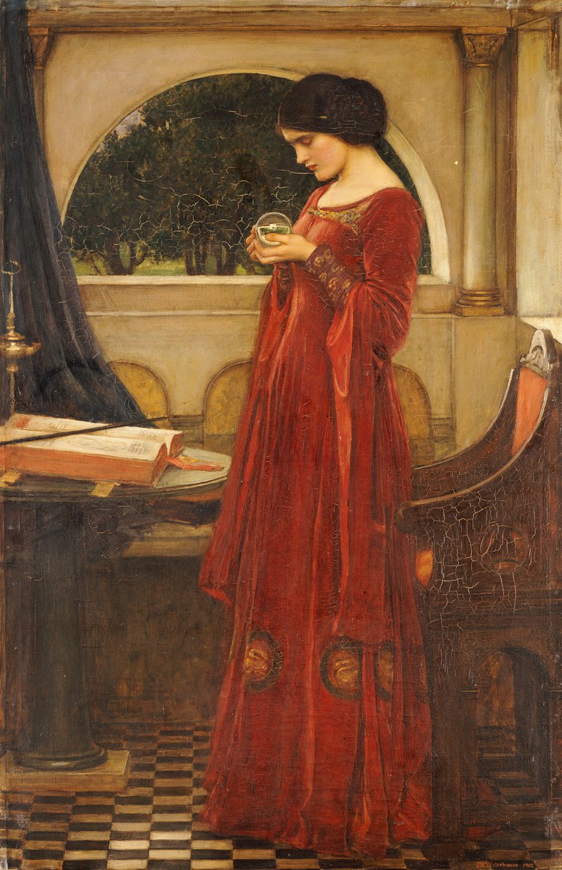 Krystalkuglen, 1902 af John William Waterhouse