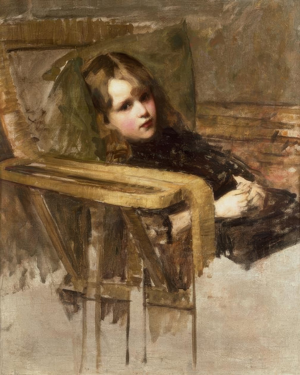 Hvilestolen af John William Waterhouse