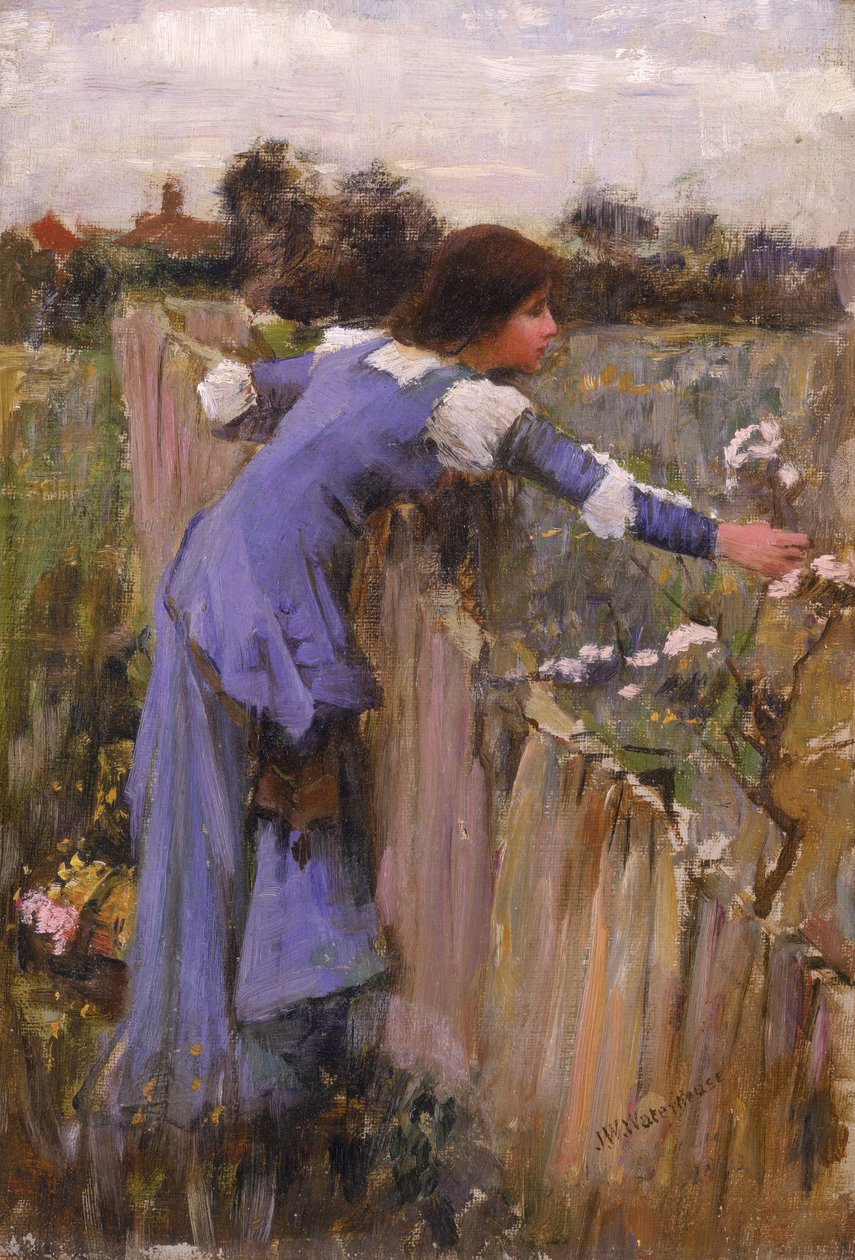 Blomsterplukkeren af John William Waterhouse