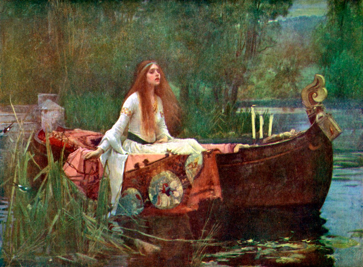 The Lady of Shalott, 1888 1923. af John William Waterhouse