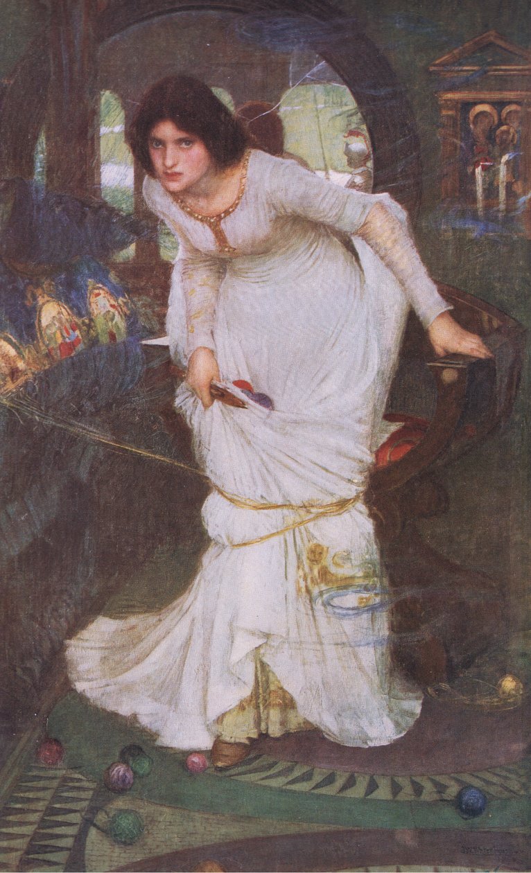 The Lady of Shalott, fra Bibbys Annual, 1916-1917 af John William Waterhouse