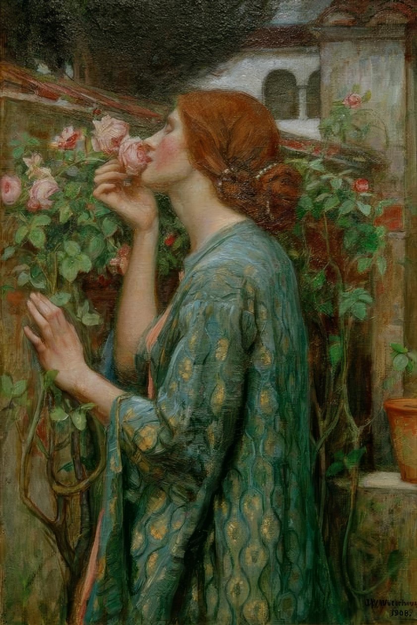 Rosens sjæl af John William Waterhouse