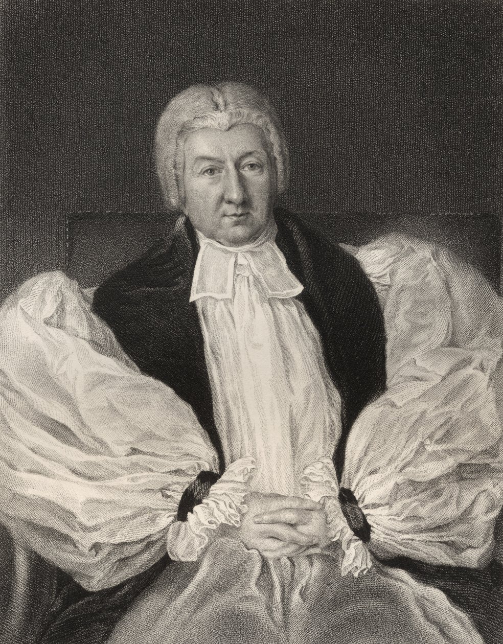Herbert Marsh, Lord Bishop of Peterborough, graveret af John Cochran (fl.1821-65), fra 