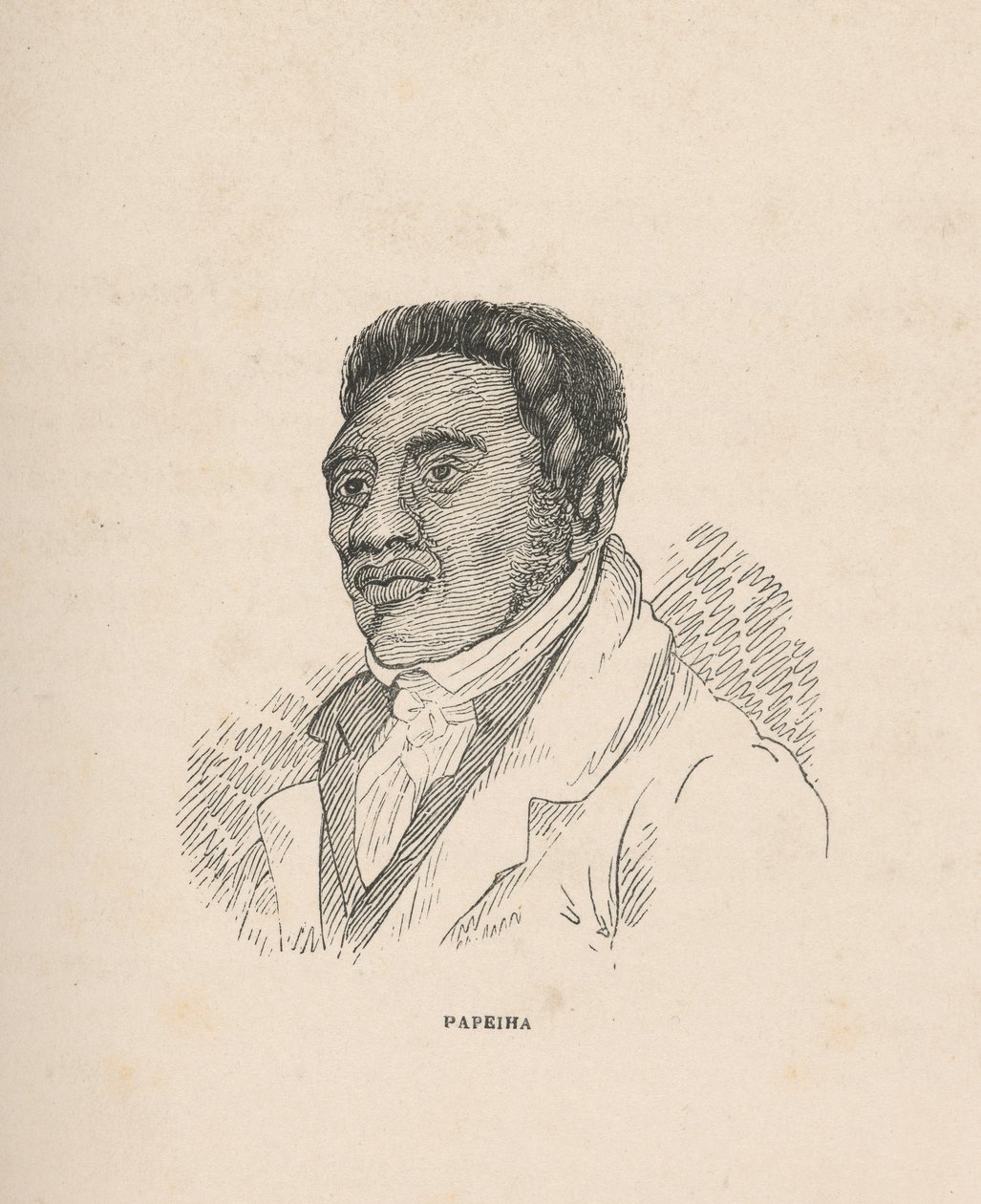 En fortælling om missionsvirksomhed på Sydhavsøerne, ca. 1837 (papir) af John Williams