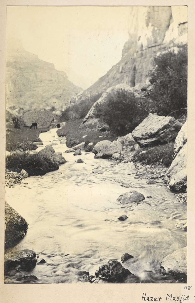 Razavi Khorasan-provinsen, Iran, ca. 1908 (s/h-foto) af John Williams Watson
