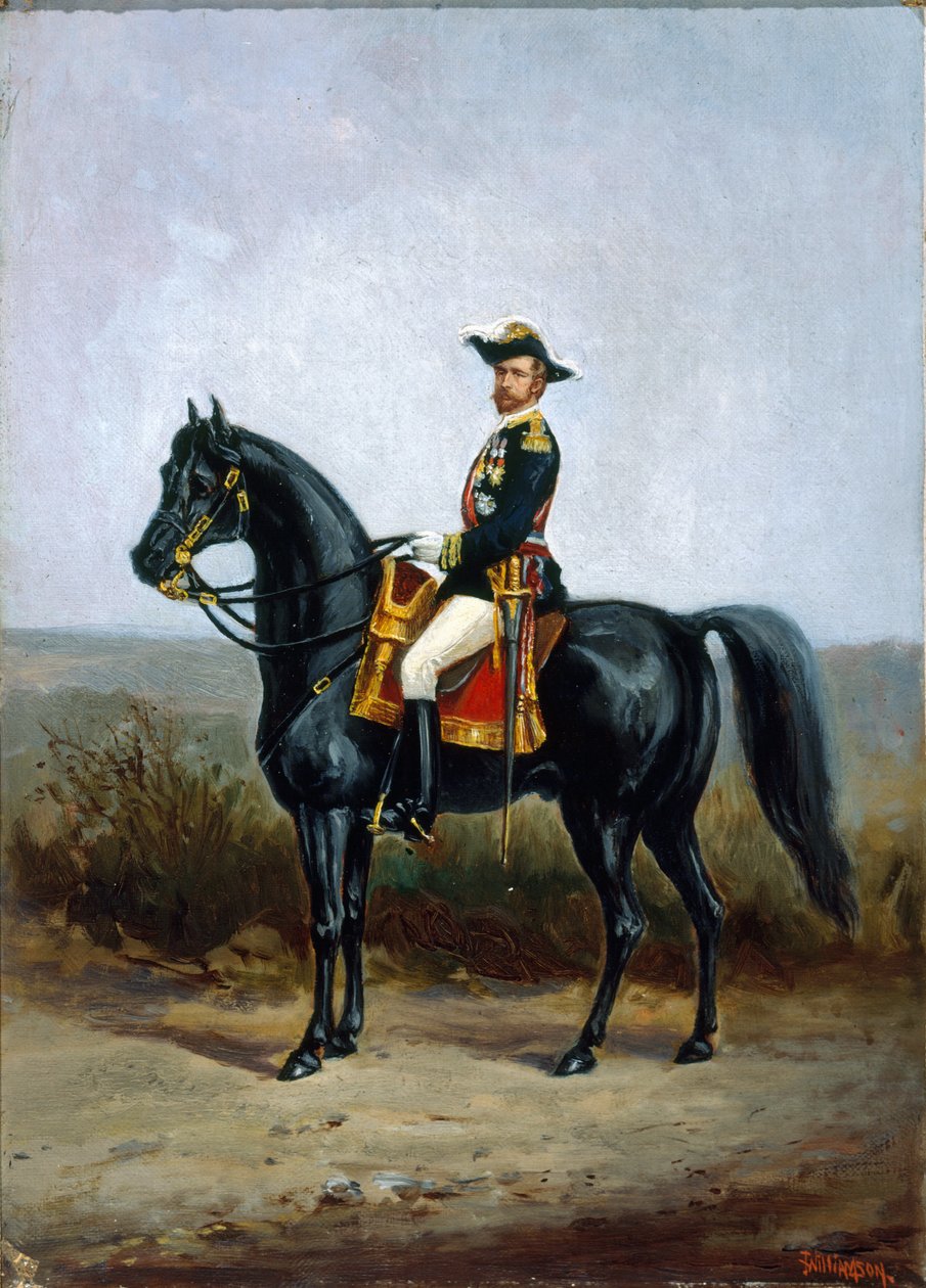 Portræt af general Georges Boulanger 1837-1891, ca. 1880. af John Williamson