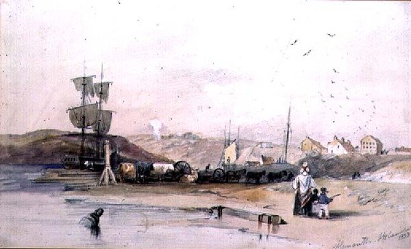 Alnmouth, Northumberland af John Wilson Carmichael