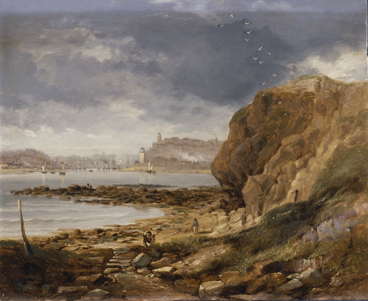 Skjolde fra havnemundingen af John Wilson Carmichael