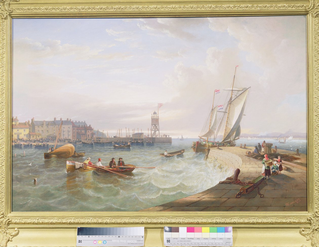 Havnen i Hartlepool af John Wilson Carmichael