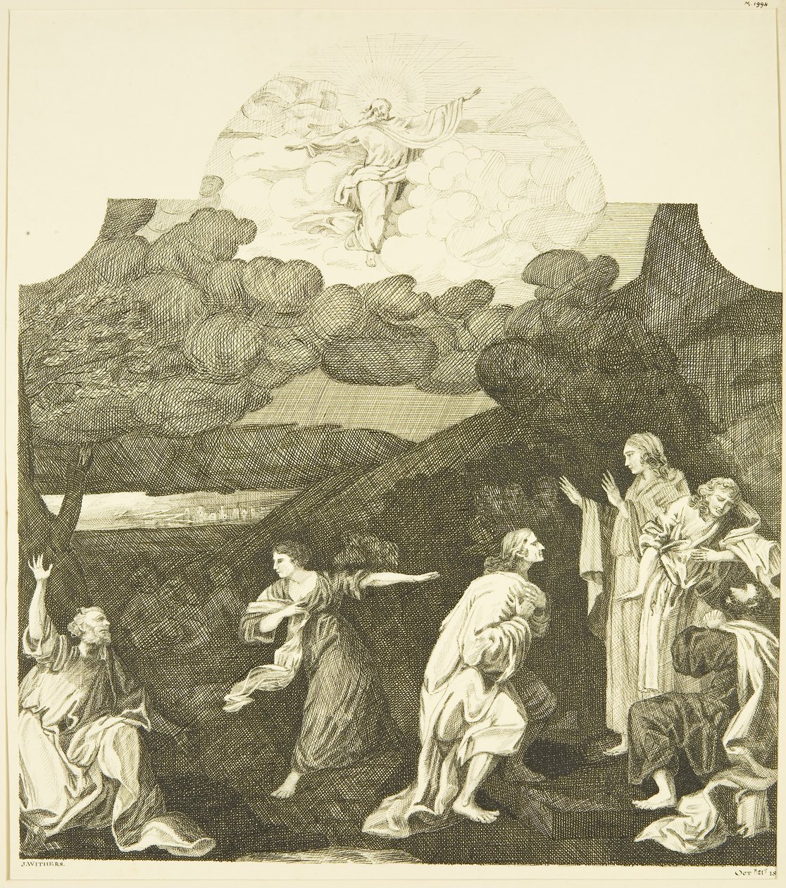 Hogarths altertavle - Himmelfarten af John Withers