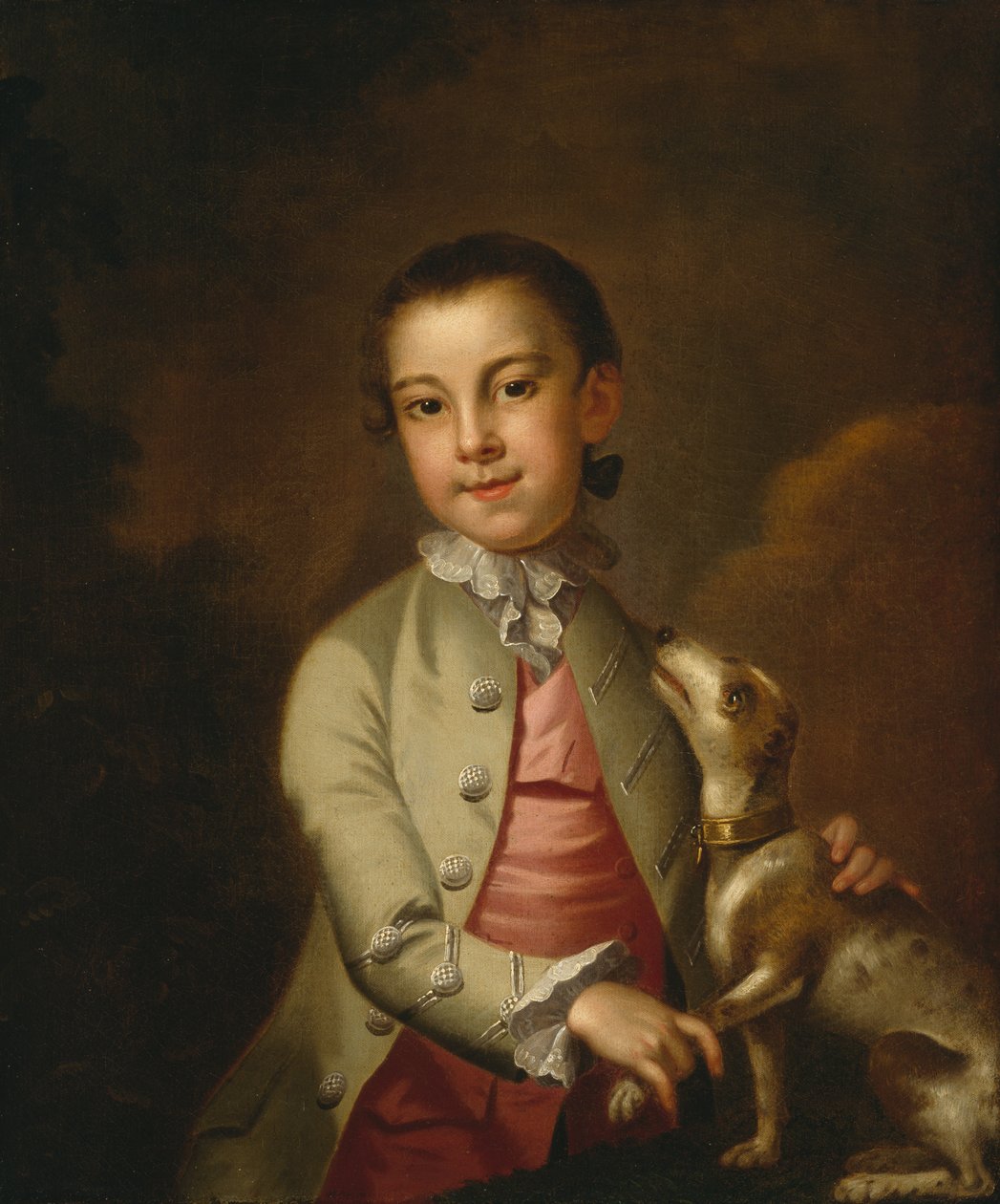 Portræt af William Holmes (1762-c.1818-20) c.1765-67 af John Wollaston