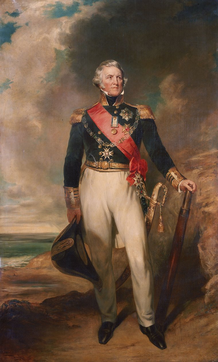 Admiral Sir Philip Charles Henderson Calderwood Durham (1763-1845) af John Wood