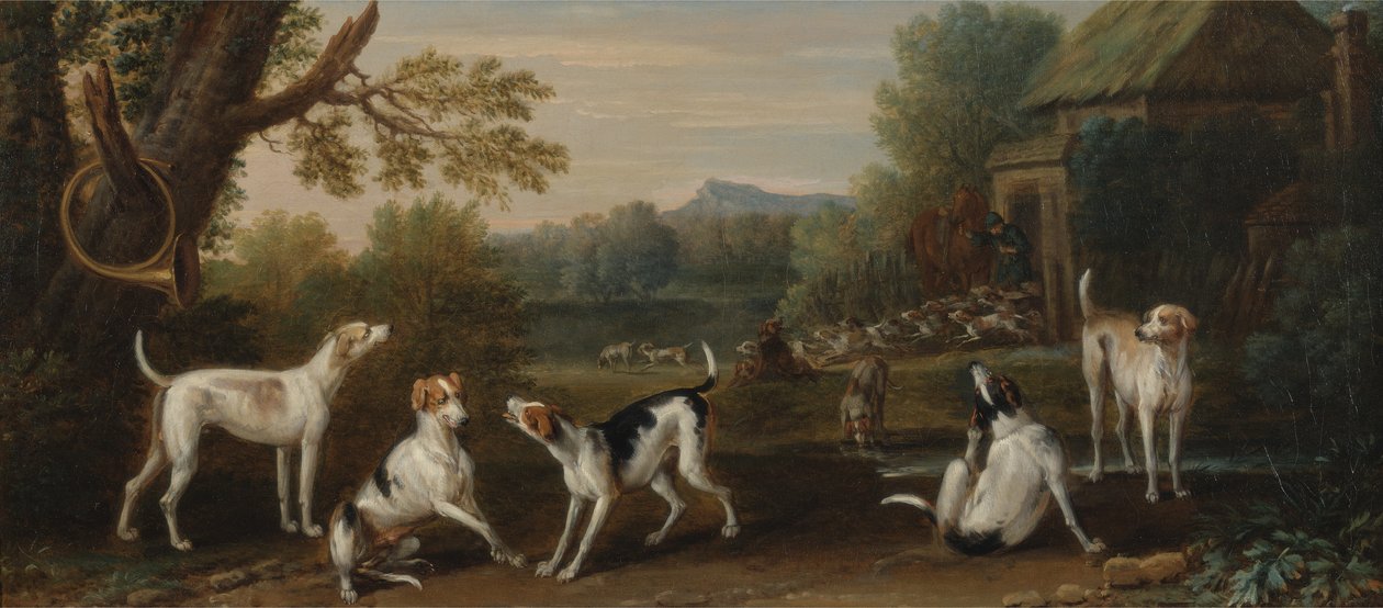 Releasing the Hounds, ca. 1765 af John Wootton