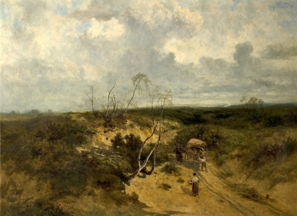 A Sandy Bit of Road, 1874 af John Wright Oakes
