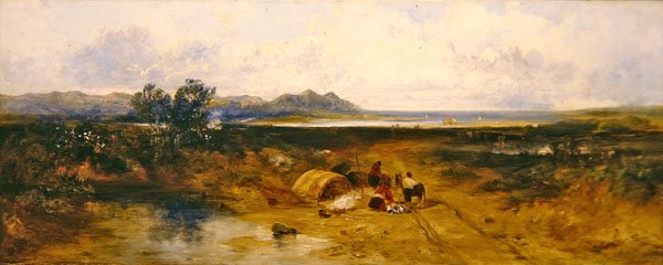 The Rivals, fra Malltraeth Bay - Anglesey af John Wright Oakes