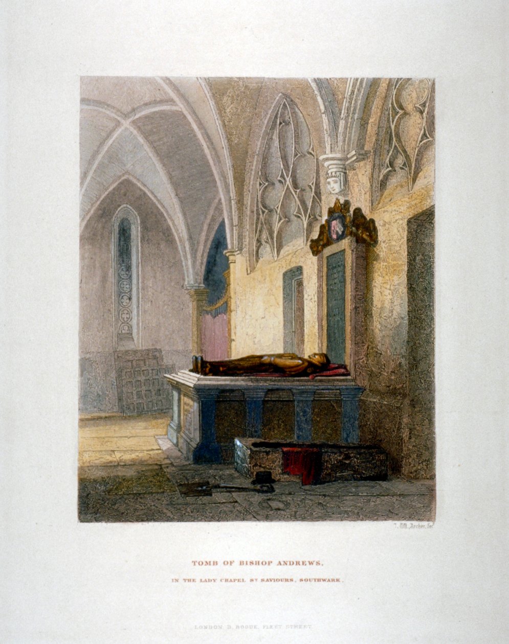 Graven af Lancelot Andrews i Lady Chapel, St Saviour