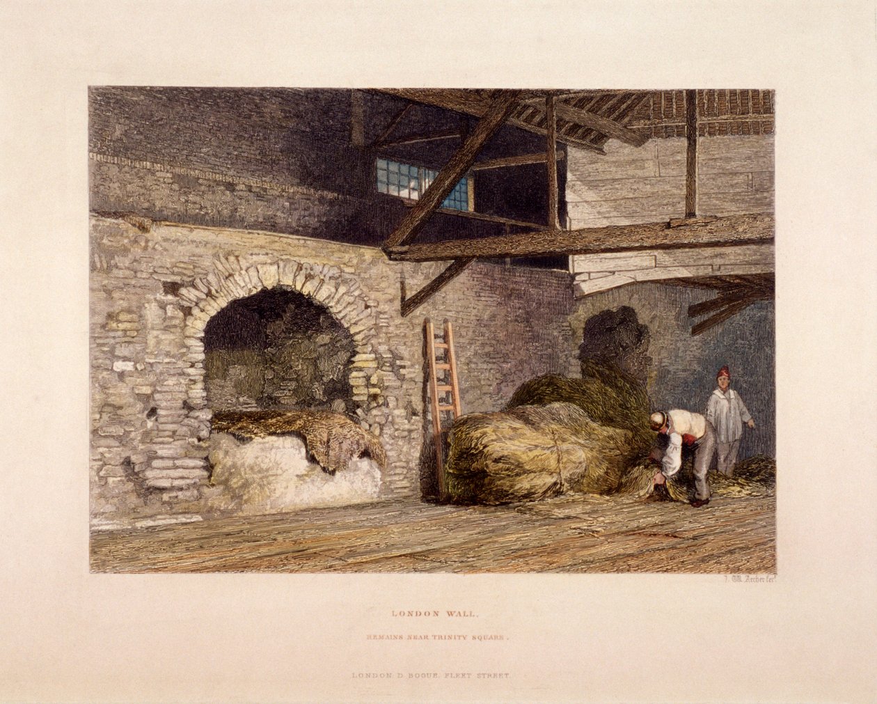 Trinity Square, London, 1851 af John Wykeham Archer