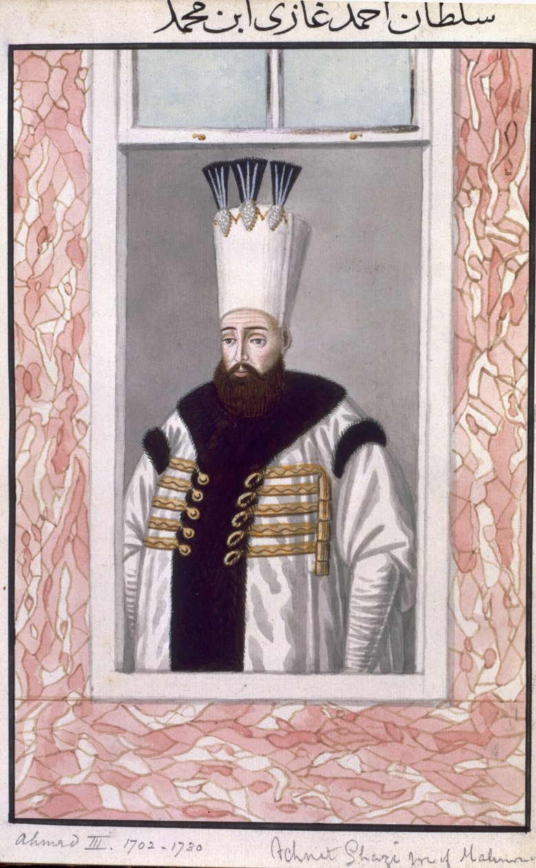 Ahmed III (1673-1736) Sultan 1703-30, fra 