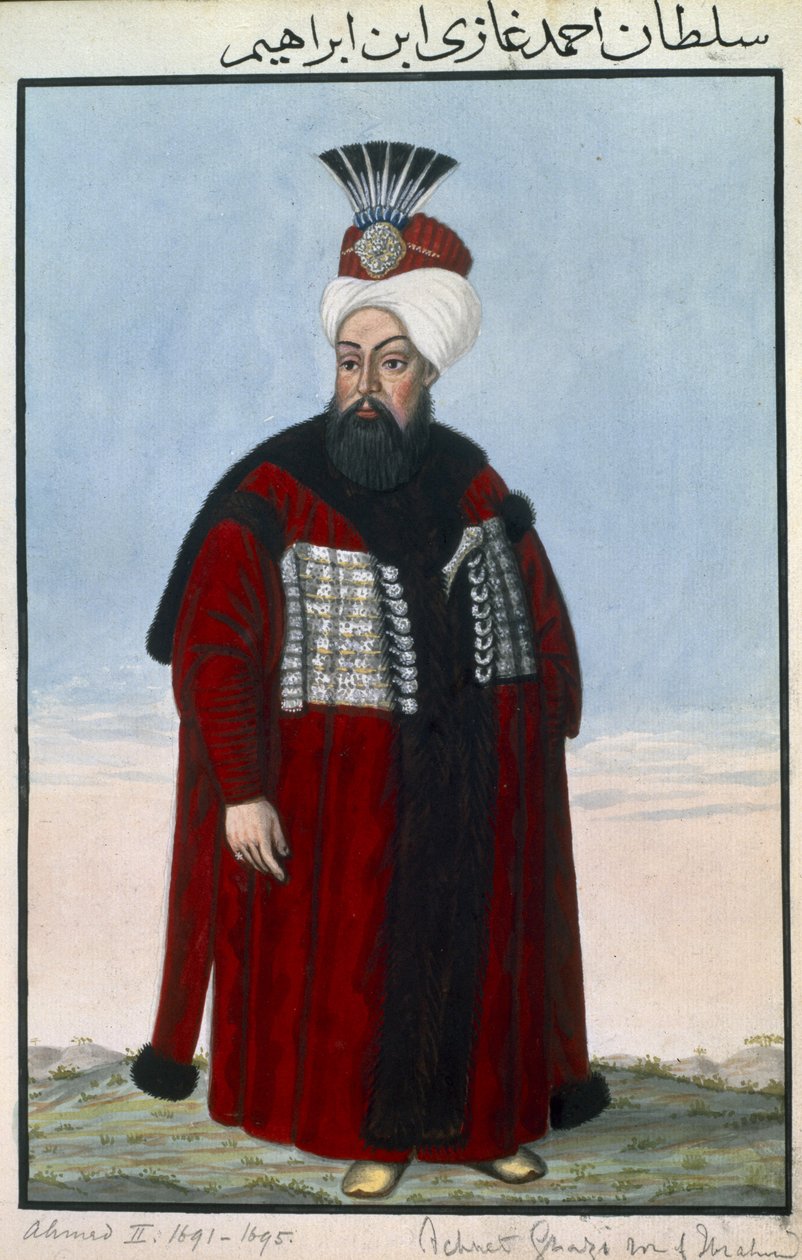 Ahmed II (1642-95) Sultan 1691-95, fra 