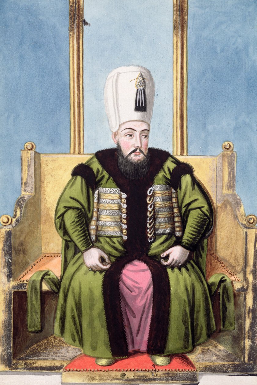 Ahmed I, osmannisk kejser, 1808 af John Young