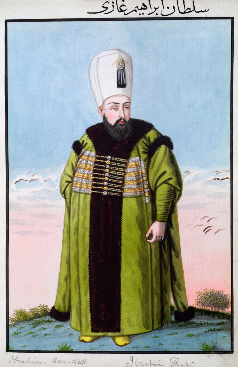 Ibrahim I, osmannisk kejser, 1808 af John Young
