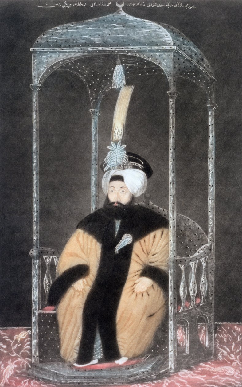Mahmud II, osmannisk kejser, 1808 af John Young