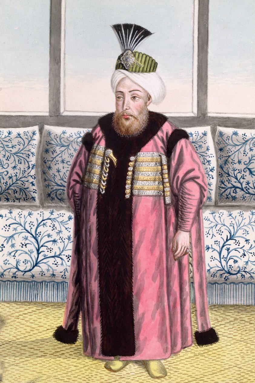 Mustafa II, osmannisk kejser, 1808 af John Young