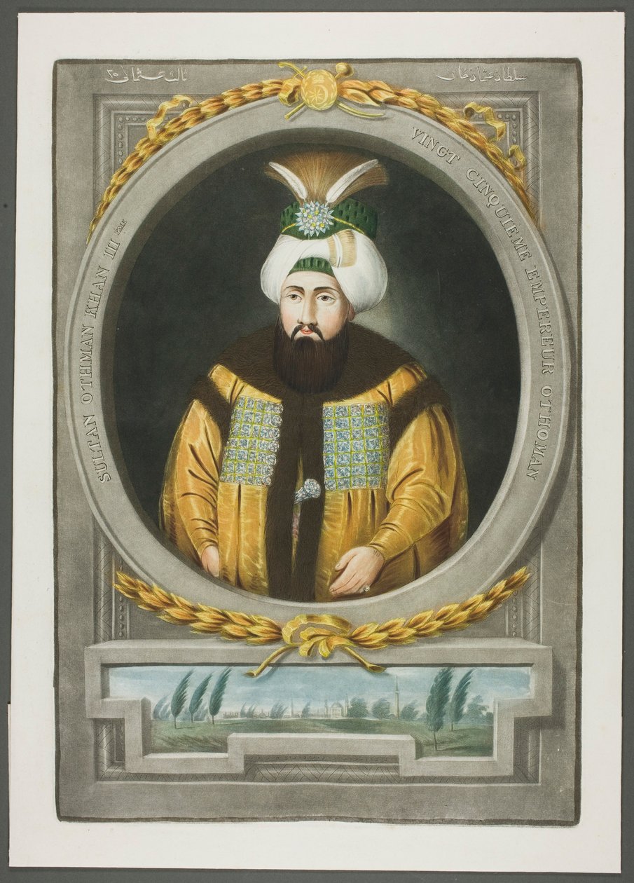 Othman Kahn III, fra Portraits of the Emperors of Tyrkiet af John Young