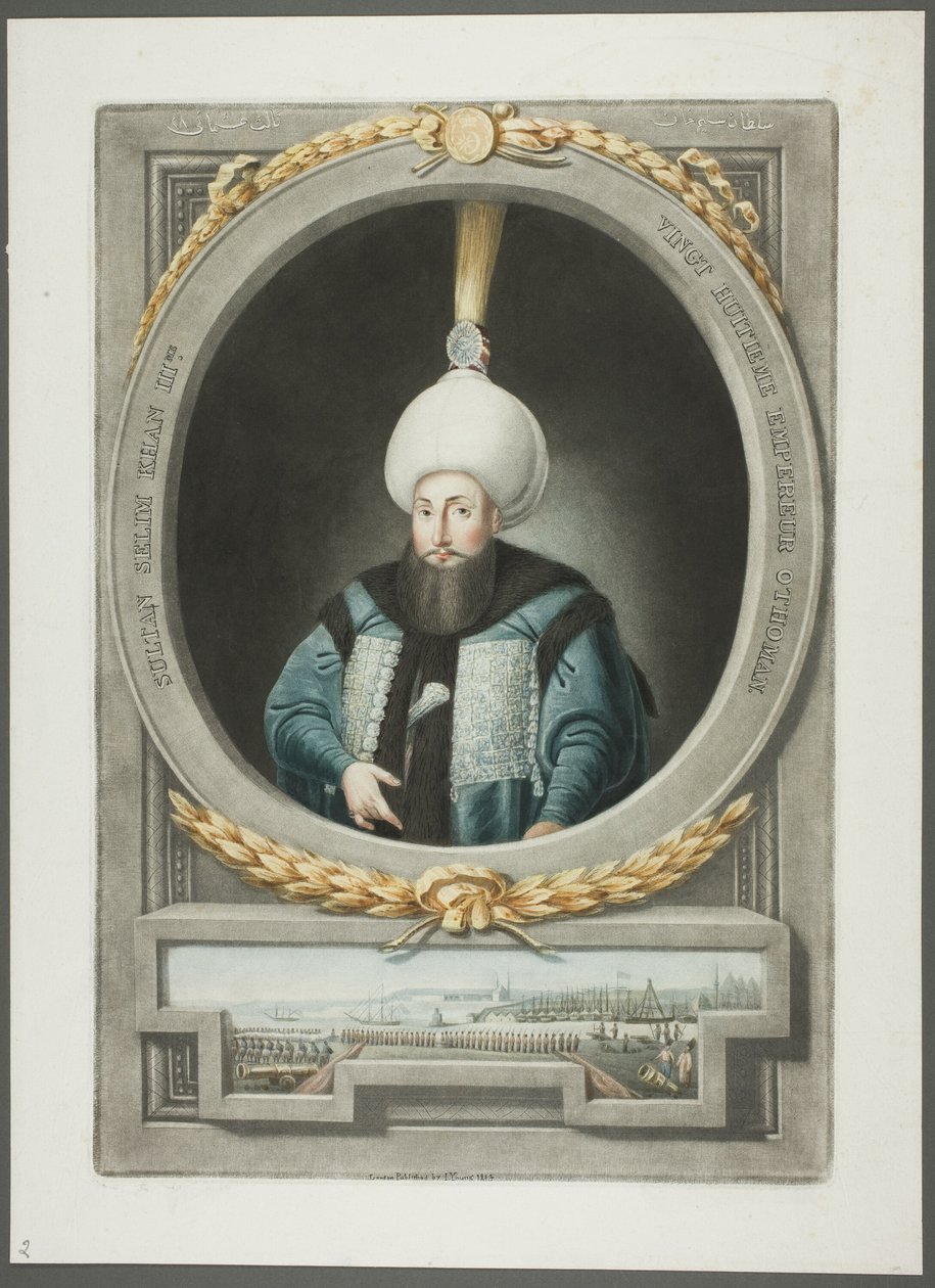 Selim Kahn III, fra Portraits of the Emperors of Tyrkiet af John Young