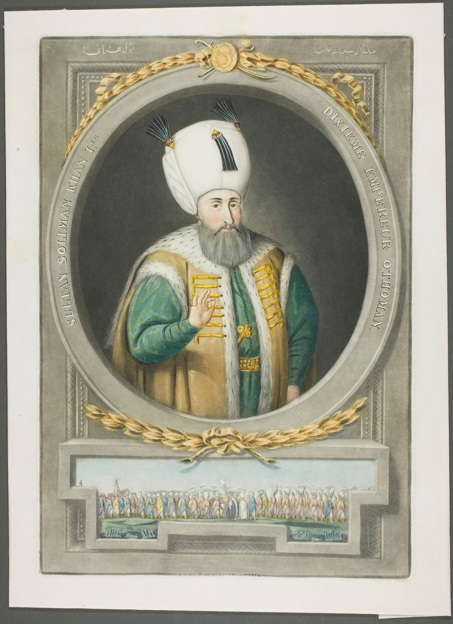 Soliman Kahn I, fra Portraits of the Emperors of Tyrkiet af John Young