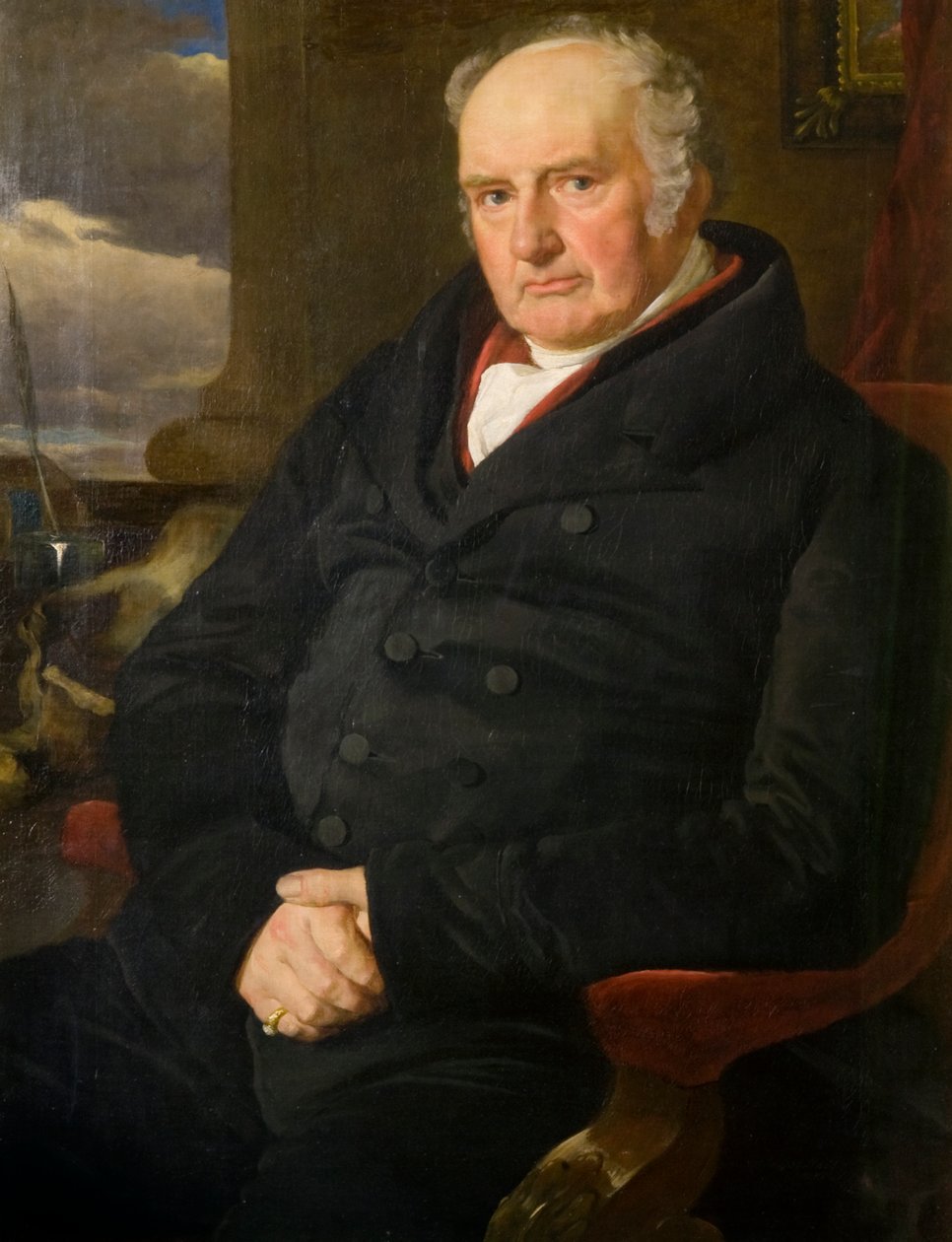 John Crichton, kirurg (1772-1860), ca. 1841 (olie på lærred) af John Zephaniah Bell