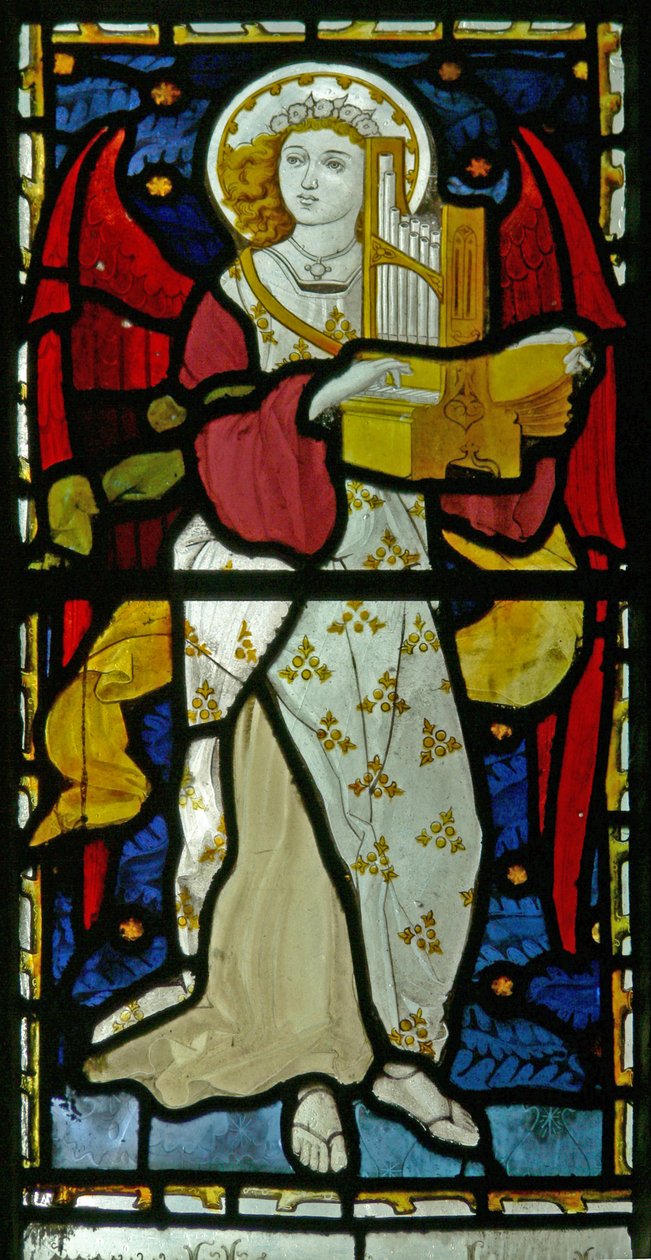 Musikalsk engel, 1870 af John and Grylls Burlison